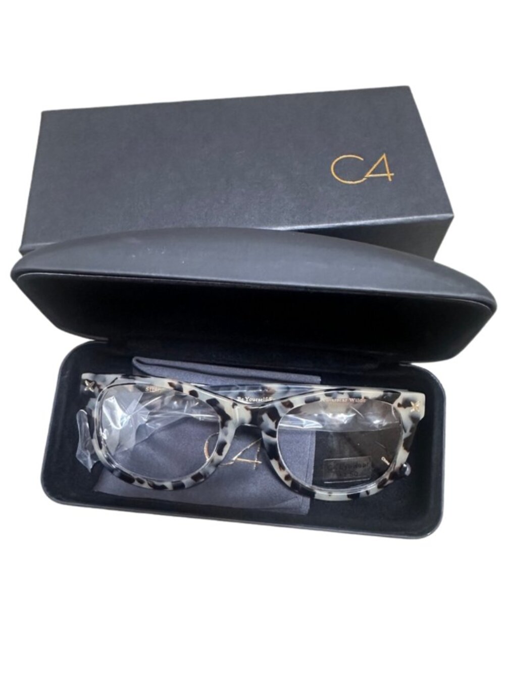 NEW C4 Rockit - C4 X Susie Wall - Grey Tortoise Reader Glasses - +1.50